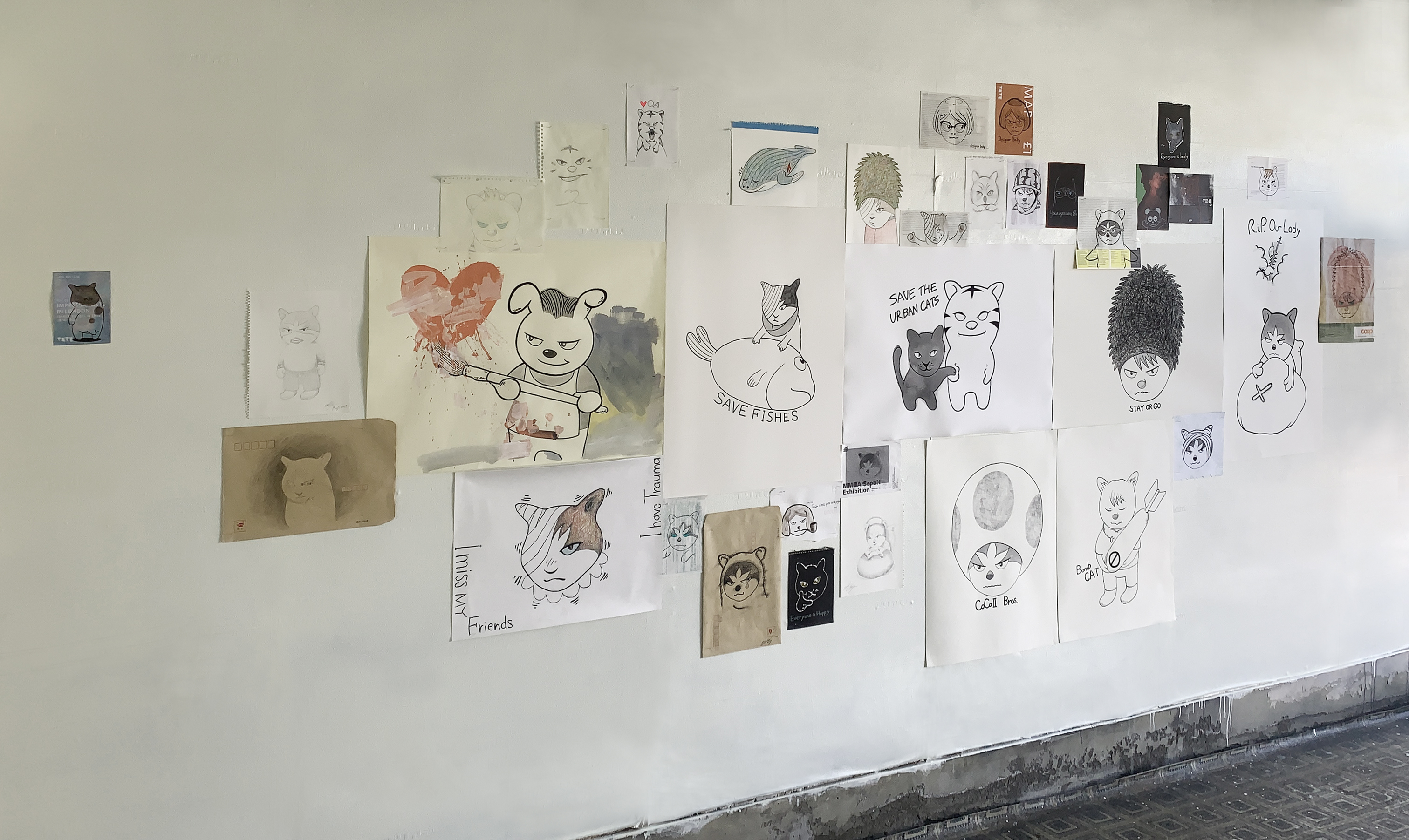HiroYuki Studio's Drawing Exhibiton at Nakaminato